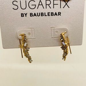 NWT BaubleBar Sugarfix Earrings Cubic Zirconia Nickel Free